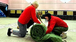 Тент размером с «трешку» для бойцов СВО сшили мастерицы Челябинской области