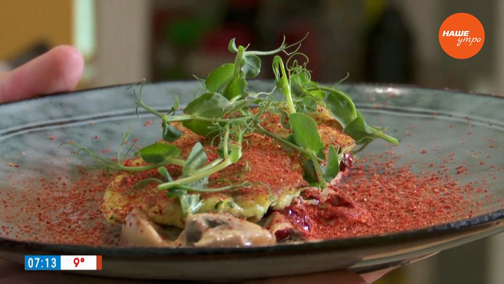 Оладьи из кабачков в рубрике «Завтрак с шеф-поваром»