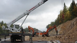 На федеральной трассе под Ашой досрочно открыли движение по новому мосту