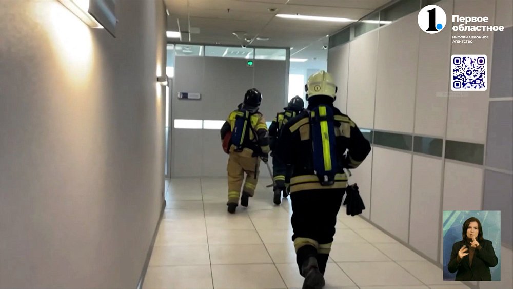 В «Челябинск-Сити» прошли пожарные учения