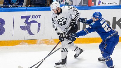 Хоккеисты «Трактора» потерпели гостевое поражение от «Барыса» в чемпионате КХЛ