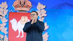 В Бакале запустили движение по новому спиральному мосту