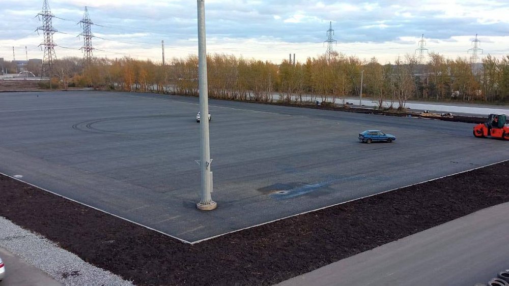 В Челябинске открыли площадку для мотосоревнований