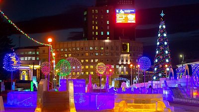 Мэрия Челябинска представила макет ледового городка