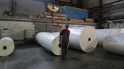 Челябинское предприятие увеличило производство бумаги на 20%