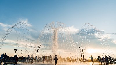 В магнитогорском парке «Притяжение» сделают двухуровневый фонтан