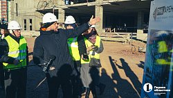 На «РМК-Арене» в Челябинске приступили к монтажу трибун