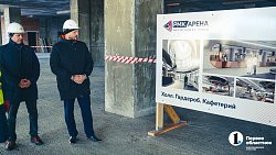На «РМК-Арене» в Челябинске приступили к монтажу трибун