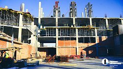 На «РМК-Арене» в Челябинске приступили к монтажу трибун