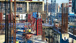 На «РМК-Арене» в Челябинске приступили к монтажу трибун