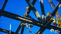 На «РМК-Арене» в Челябинске приступили к монтажу трибун