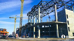 На «РМК-Арене» в Челябинске приступили к монтажу трибун