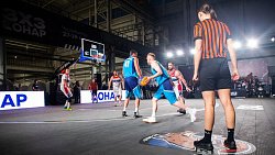 На челябинском заводе «Конар» стартовал турнир по баскетболу 3×3