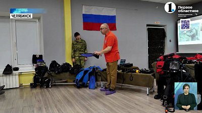 Юные Челябинцы проходят водолазную подготовку
