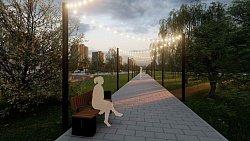 Напротив челябинского ТРК «Родник» благоустроят сквер