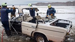В Челябинской области прошли масштабные учения по устранению последствий ДТП