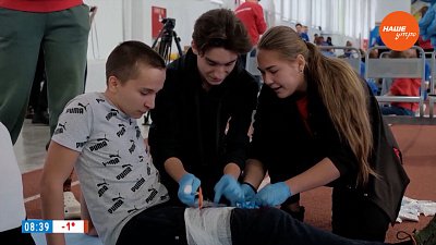 Спасение пострадавших в сюжете «Чемпионат по первой помощи»