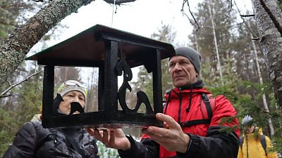Более 20 кормушек развесили в нацпарке «Таганай» в Синичкин день