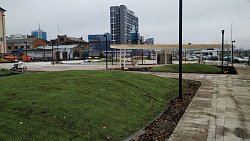 В Челябинске завершаются работы по продлению набережной Миасса и Арт‑сквера до улицы Свободы