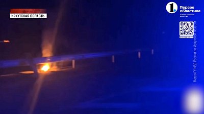 Полицейские помогли челябинцу на трассе под Иркутском