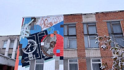 В селе Миасское появился новый мурал