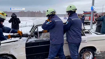 Готовы ко всему: на трассе М‐5 «Урал» состоялись учения для сотрудников МЧС