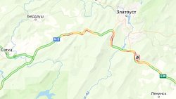 Пробки образовались на участке трассы М‑5 в Челябинской области из‑за непогоды