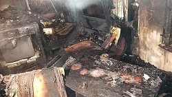 Мужчина погиб при пожаре в частном доме в Челябинской области