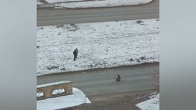 В Магнитогорске игры детей на проезжей части попали на видео