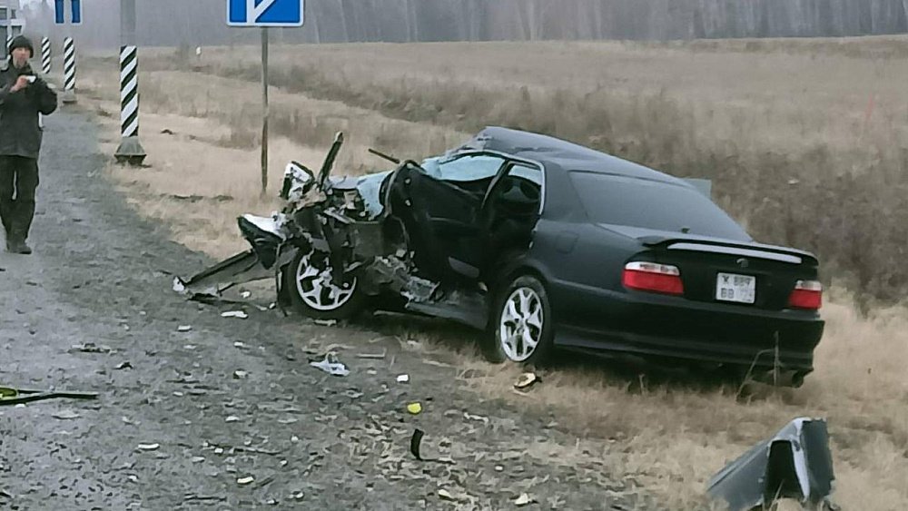 На трассе в Челябинской области пассажирка Toyota пострадала в ДТП
