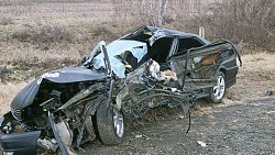 На трассе в Челябинской области пассажирка Toyota пострадала в ДТП