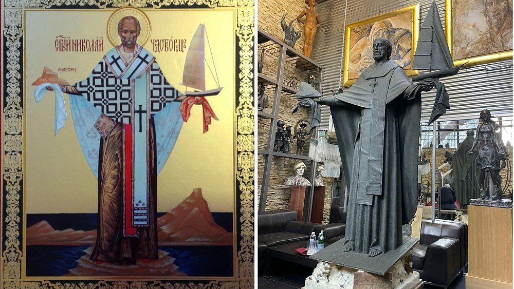 Памятник Николаю Чудотворцу, созданный по иконе Федора Конюхова, установят в Сатке