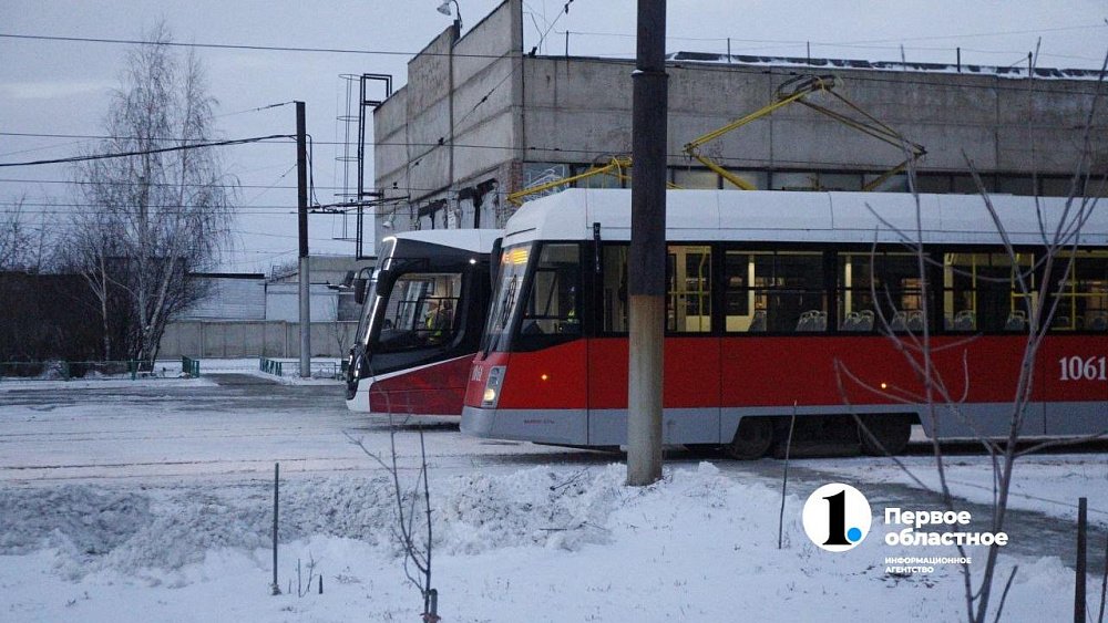 Алексей Текслер запустил движение двух новых низкопольных трамваев в Магнитогорске