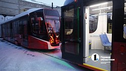 Алексей Текслер запустил движение двух новых низкопольных трамваев в Магнитогорске