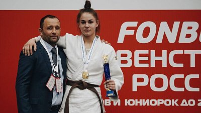 Челябинская дзюдоистка Ева Огнивова завоевала золото на первенстве России
