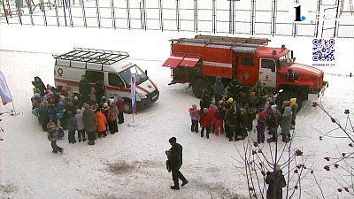 Спасатели провели открытый урок в школе