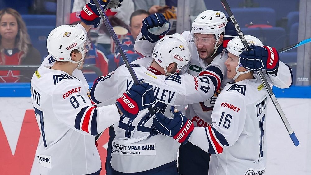 «Металлург» одержал волевую победу над «Нефтехимиком» в чемпионате КХЛ