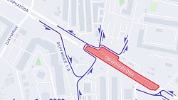 В Челябинске с начала строительства метротрама изменят схему движения транспорта