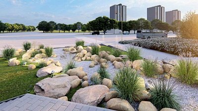 В Челябинске ищут подрядчика для благоустройства сквера у ТРК «Родник»