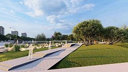 В Челябинске ищут подрядчика для благоустройства сквера у ТРК «Родник»