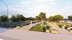 В Челябинске ищут подрядчика для благоустройства сквера у ТРК «Родник»