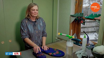 И валенки, и тончайшие туники в сюжете «Мастер по валянию из Еманжелинска»