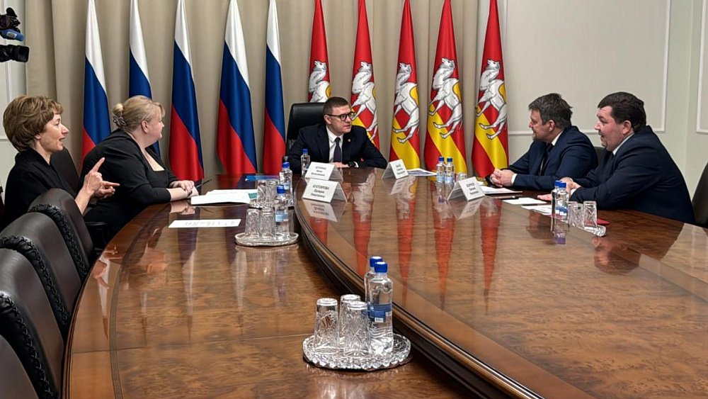 Алексей Текслер встретился с президентом Всероссийского общества глухих