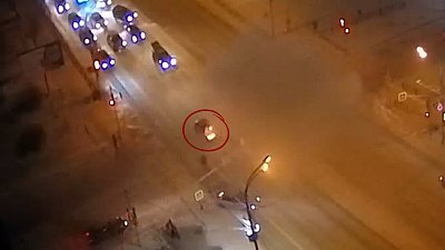 В Магнитогорске загорелся легковой автомобиль