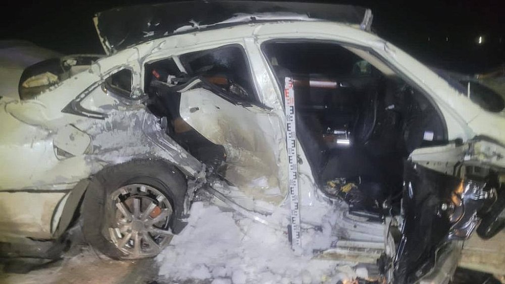 Трехлетняя девочка погибла в лобовом ДТП на трассе в Челябинской области