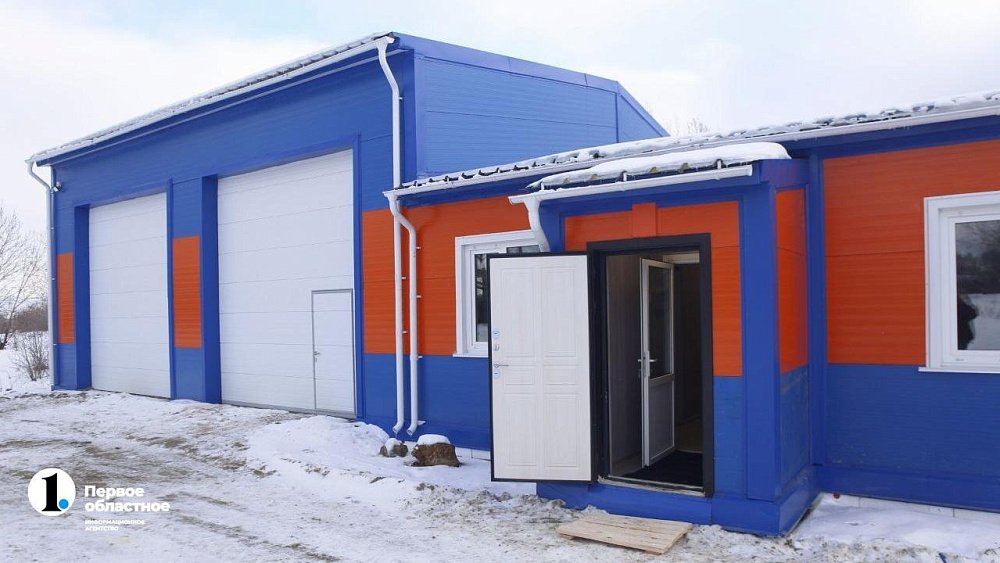 В Аргаяшском районе построили пожарное депо для сельских территорий