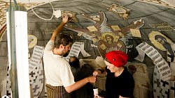 Художники приступили к росписи кафедрального собора в Челябинске