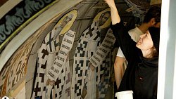 Художники приступили к росписи кафедрального собора в Челябинске