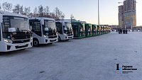 Города и районы Челябинской области получили 131 новый автобус
