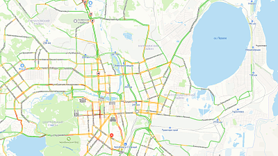 Полный Джингл Беллс: челябинцы развлекаются в пробках на нечищеных дорогах